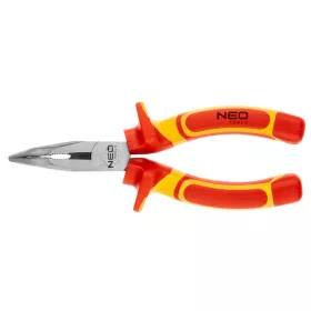   Hajlított csőrű fogó 160mm, 1000V, szigetelt, CRV, polírozott