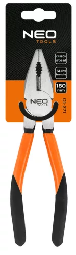 Kombinált fogó 180mm, Slim széria, keskenyített fogantyú