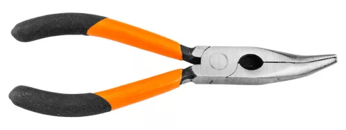 Hajlított csőrű fogó 160mm, Slim széria, keskenyített fogantyú
