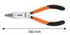 Hajlított csőrű fogó 160mm, Slim széria, keskenyített fogantyú