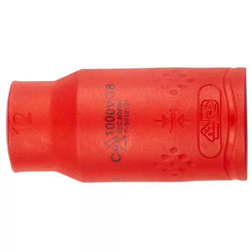 Dugókulcskészlet 1/2", 1000V, szigetelt, 19db