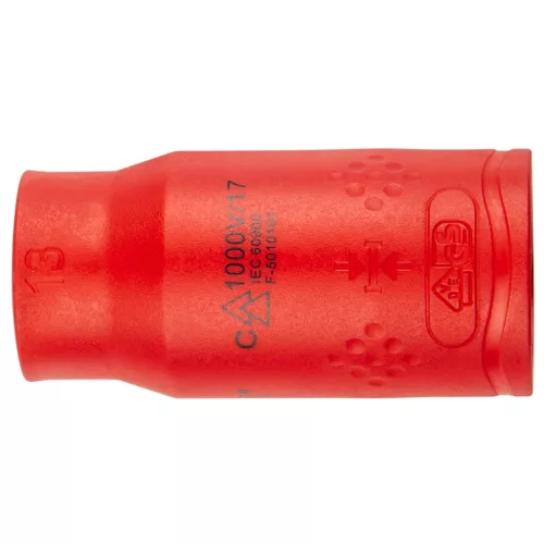 Dugókulcskészlet 1/2", 1000V, szigetelt, 19db