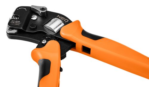 Krimpelő-, érvéghüvelyfogó, önbeálló, CRV 230mm, 0.08-16mm2, AWG26-5