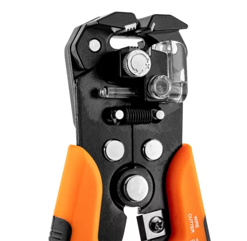 Kábelcsupaszító fogó automata 200mm + csatlakozók 230db