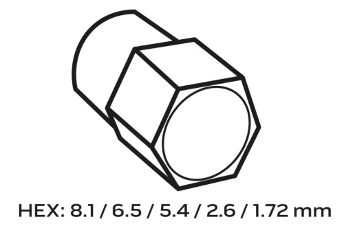 Krimpelő-, kábelsarufogó 1.72-8.1mm2 antennasarukhoz