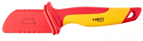 Kábelvágó kés 1000V, 190mm, szigetelt, egyenes penge