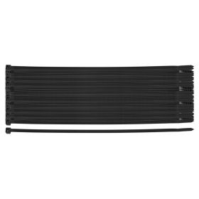   Kábelkötegelő, gyorskötöző, Extreme, UV álló, fekete, 4.8x200mm, 100db