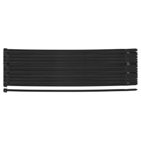   Kábelkötegelő, gyorskötöző, Extreme, UV álló, fekete, 4.8x300mm, 100db