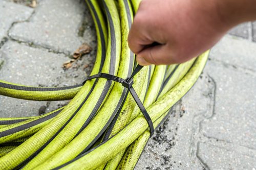 Kábelkötegelő, gyorskötöző, Extreme, UV álló, fekete, 9x650mm, 50db