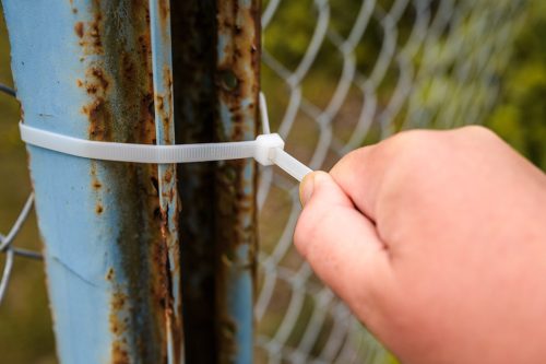 Kábelkötegelő, gyorskötöző, Extreme, UV álló, fehér, 7.6x400mm, 50db