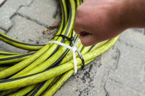 Kábelkötegelő, gyorskötöző, Extreme, UV álló, fehér, 9x400mm, 50db