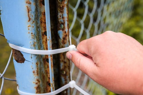 Kábelkötegelő, gyorskötöző, Extreme, UV álló, fehér, 9x650mm, 50db