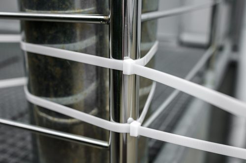 Kábelkötegelő, gyorskötöző, Extreme, UV álló, fehér, 9x700mm, 50db