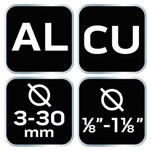 Csővágó 1/8-1.1/4", 3-30mm, réz, alumínium