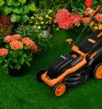 Elektromos fűnyíró 1600W, 380mm, 45L-es gyűjtőkosár