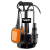 Szennyvízszivattyú, INOX ház, 1100W, 18000L/óra