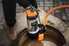 Szennyvízszivattyú, INOX ház, 1100W, 18000L/óra