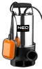 Szennyvízszivattyú, INOX ház, 1100W, 18000L/óra