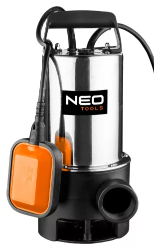 Szennyvízszivattyú, INOX ház, 1100W, 18000L/óra