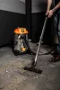 Száraz/vizes ipari porszívó, 1400W/18KPA, 30L INOX tartály, gépcsatlakozó aljzat, komplett tartozékszett