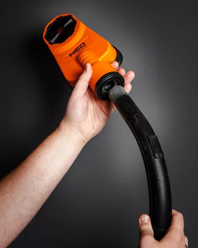 Porelszívó adapter fúráshoz, 70mm-ig, univerzális porszívócsatlakozóval