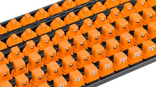 Dugókulcs tartósín készlet, 1/4", 3/8", 1/2", 6db