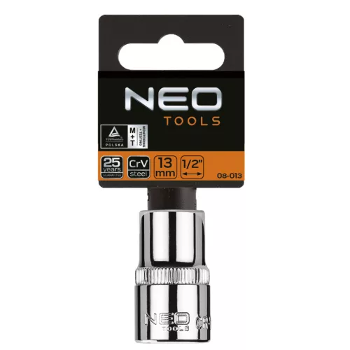 Dugókulcs 8mm, 1/2", 6 pontos, Superlock, min. rendelés: 3db