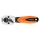 Racsnis kulcs 1/4", bitekhez, kétoldalú, 105mm, 72fog, DIN3122