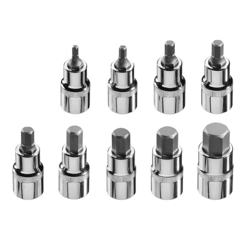 Imbuszkulcs készlet 9db, 1/2", 55mm