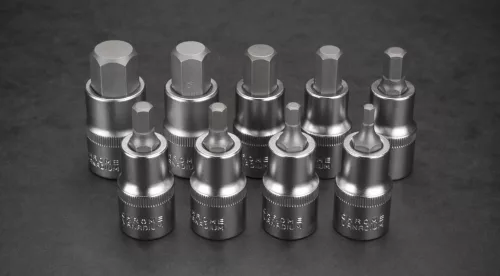 Imbuszkulcs készlet 9db, 1/2", 55mm