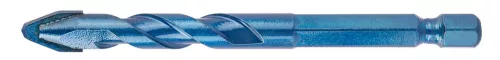 Univerzális keményfémlapkás fúrókészlet, 1/4" hatszög szárral, 6,8,10,12mm, 4db