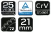 Racsnis csillag-villáskulcs 21mm