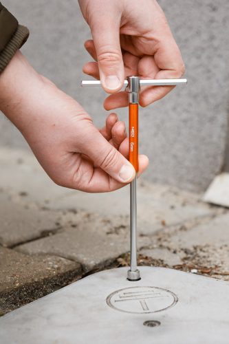 Imbuszkulcs készlet, T fogantyús, 2-10mm, 10db-os