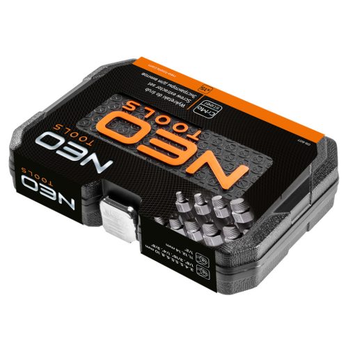 Törtcsavar-kihajtó készlet, 1/2", 3-14mm, M6-M24, 15db