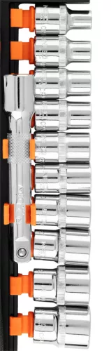 Dugókulcskészlet 1/2", 12db