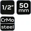 Hosszabító szár ütvecsavarozókhoz 1/2" 50mm