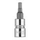 Imbusz dugókulcs 1/4" H4, 37mm, min. rendelés: 5db
