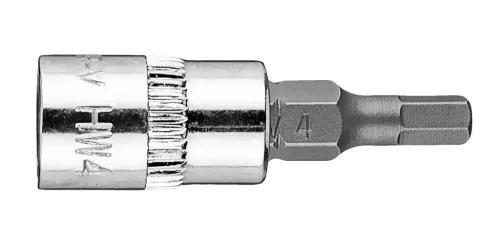 Imbusz dugókulcs 1/4" H4, 37mm, min. rendelés: 5db