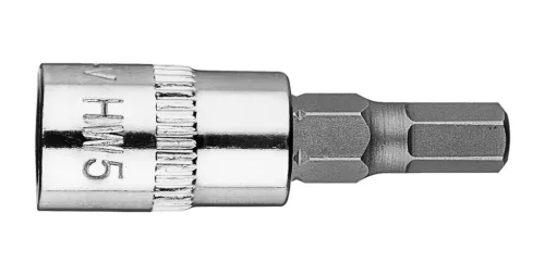 Imbusz dugókulcs 1/4" H5, 37mm, min. rendelés: 5db