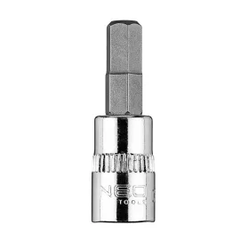 Imbusz dugókulcs 1/4" H6, 37mm, min. rendelés: 5db