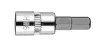 Imbusz dugókulcs 1/4" H6, 37mm, min. rendelés: 5db