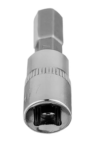 Imbusz dugókulcs 1/4" H7, 37mm, min. rendelés: 5db