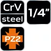 PZ2 dugókulcs 1/4" 37mm, min. rendelés: 5db
