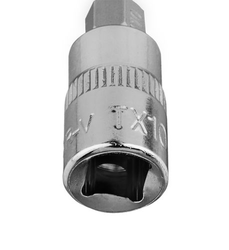 Torx dugókulcs 1/4" 37mm, T10, min. rendelés: 5db