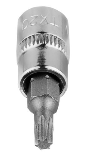 Torx dugókulcs 1/4" 37mm, T20, min. rendelés: 5db
