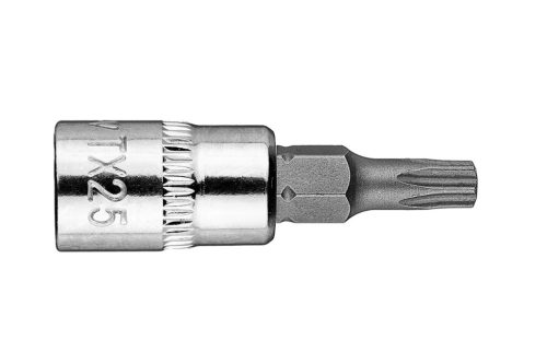 Torx dugókulcs 1/4" 37mm, T25, min. rendelés: 5db