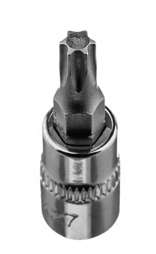 Torx dugókulcs 1/4" 37mm, T27, min. rendelés: 5db