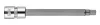 Imbusz dugókulcs 1/4" H5, 87mm, min. rendelés: 3db
