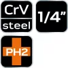 PH2 dugókulcs 1/4", 87mm, min. rendelés: 3db