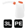 Olaj és hűtőfolyadék beöntő kanna, flexi csővel, 3L